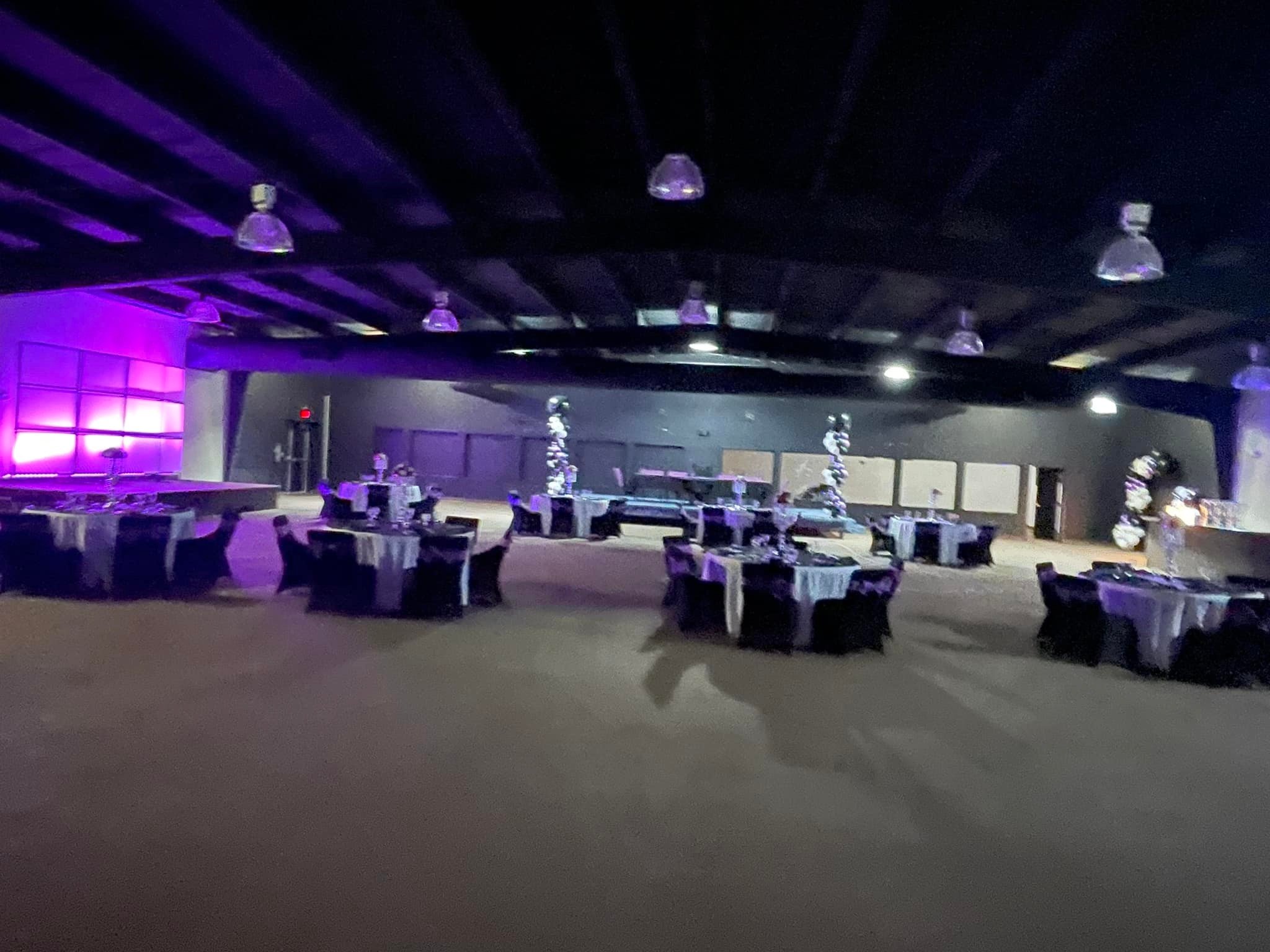 Decorated venue at Phillips Event Center